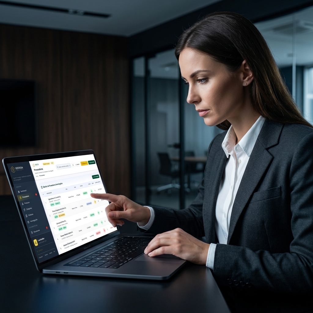Captura de Gestema Supplier Manager
